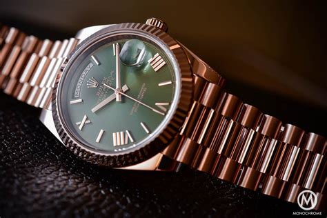 rolex day date 60th anniversary green dial|rolex day date 40 228238.